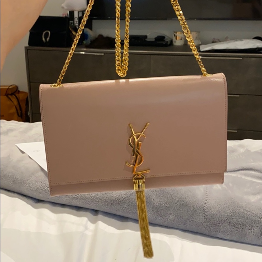 Ysl Baby Pink with Gold Tassel
